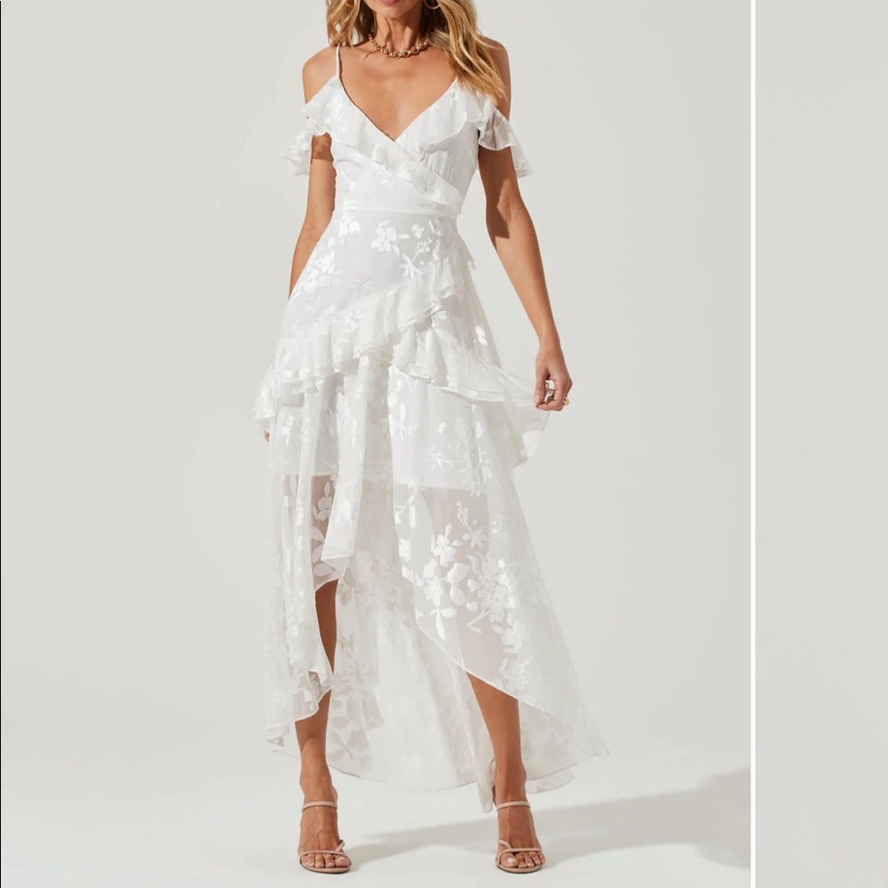 ASTR The Label PEMBERLEY FLORAL HIGH LOW DRESS